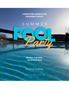 After work pool party Aquae Vivae Krapinske Toplice