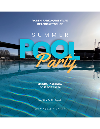 After work pool party Aquae Vivae Krapinske Toplice